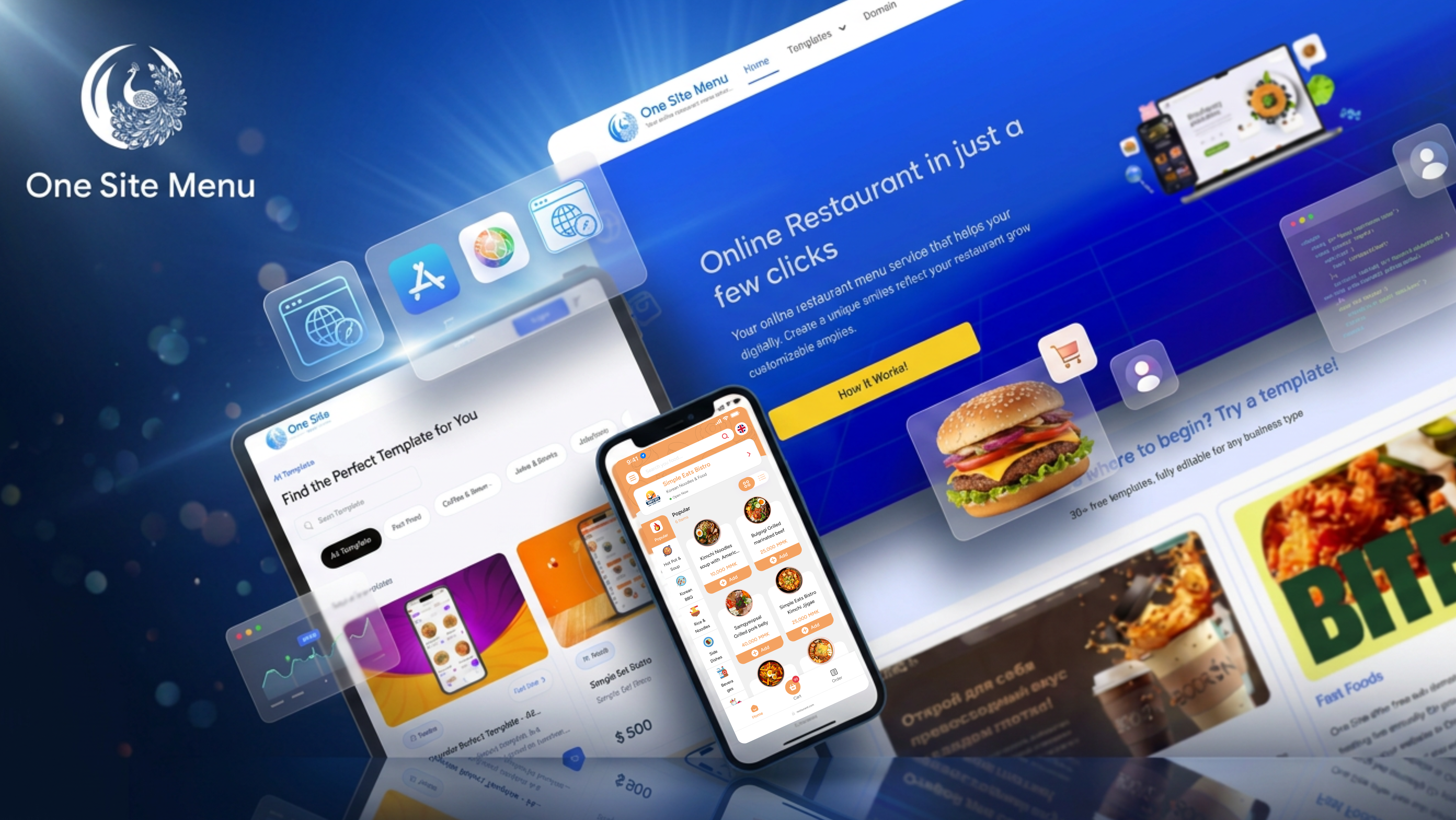 One Site Menu